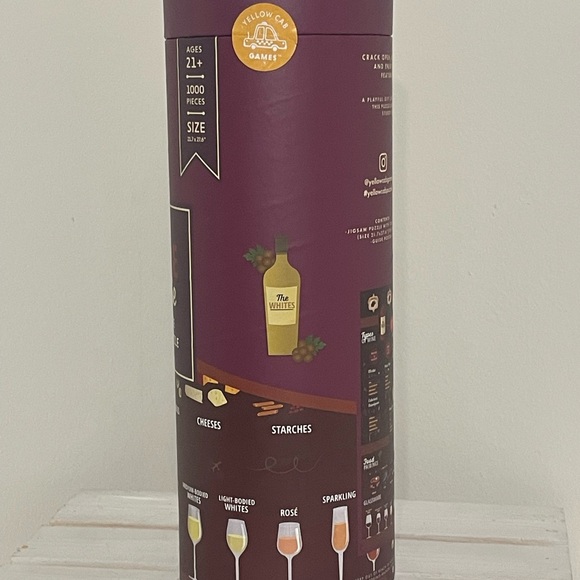 **SALE** Wine Guide Jigsaw Puzzle by Yellow Cab 1000 pieces. - Picture 2 of 6
